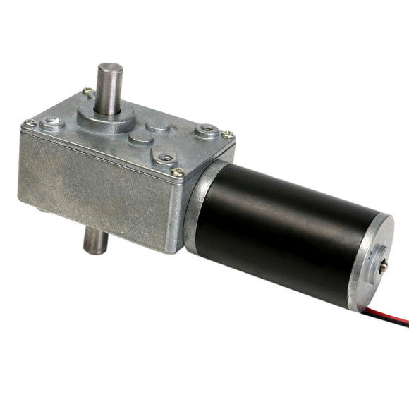 12V 160rpm Reduction Motor Worm Gear Double Shaft DC Motor Cear-box Motor