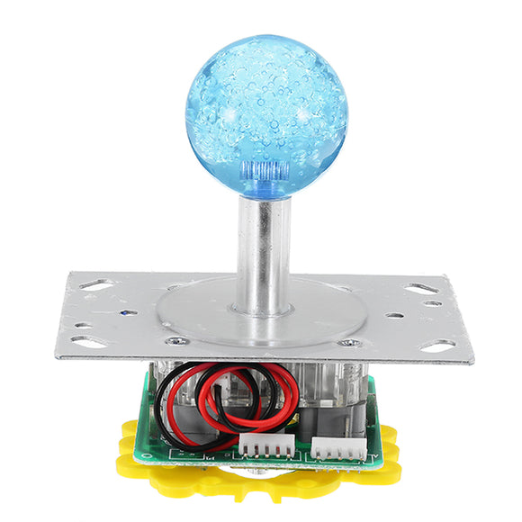 Clear Color Joystick with LED Light for Acarde Game Console Controller DIY