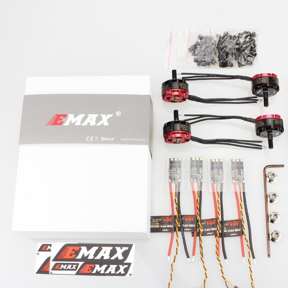 EMAX RS2205 2300KV 2600KV RaceSpec Brushless Motor With 3-4S 30A BLHeli lightning ESC Power Combo for RC Drone