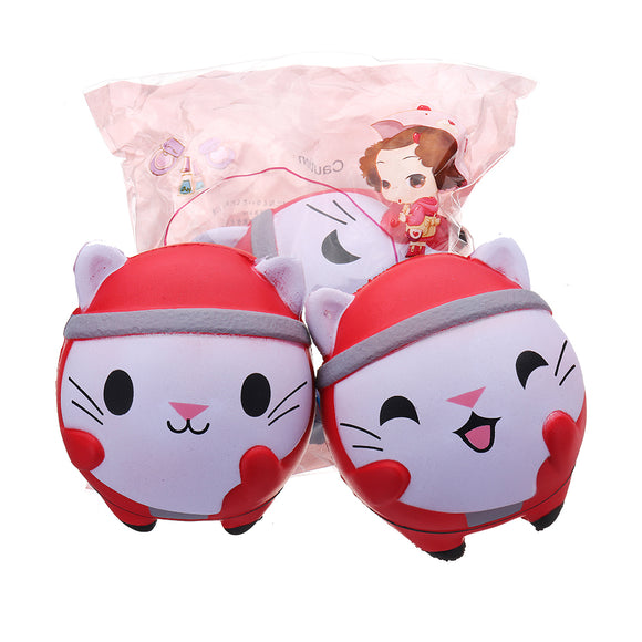 Cooland Christmas Cat Squishy 12*10CM Soft Slow Rising With Packaging Collection Gift Toy