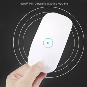 Mini High Frequency PortableVibration Ultrasonic Washing Machine with Usb Cable