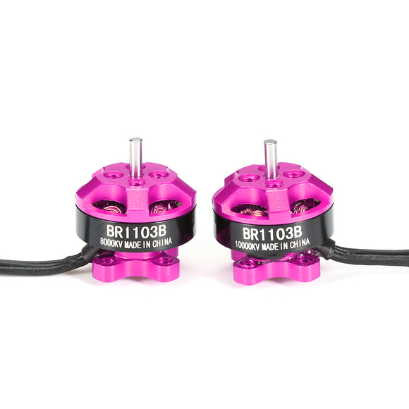 Racerstar Racing Edition 1103 BR1103B 8000KV 10000KV 1-3S Brushless Motor Pink For 50-100 RC Drone FPV Racing