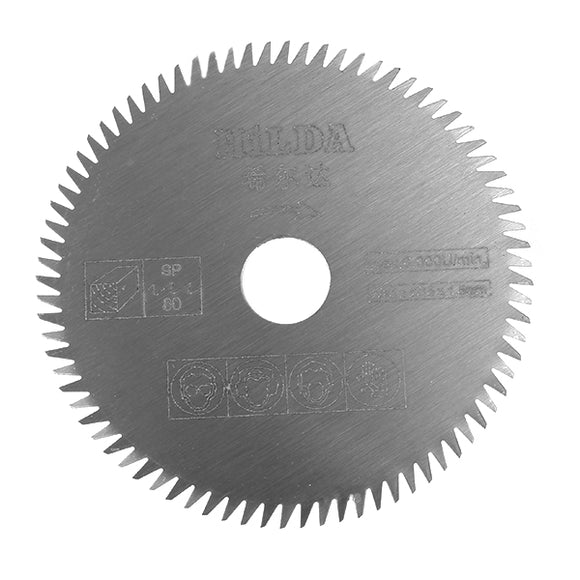 HILDA 10mm/15mm 80 Teeth HSS Saw Blade 85x1.5mm Cutting Disc for Plastic  Acrylic Board