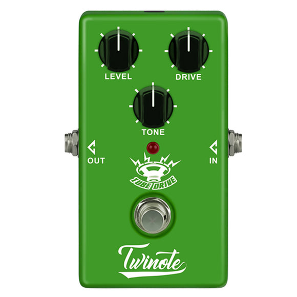 Twinote Overdrive Electric Guitar Effects Pedal True Bypass Warm tube natural overdrive sound Coupon 9db38e