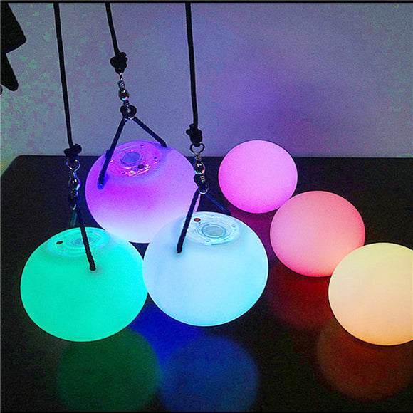 LED Globe Colorful Night Light Round Juggling Ball Blubs Wedding Party Lamp Decor