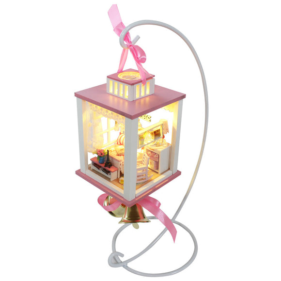 Hoomeda Display Showing Stand Support Frame For DIY Dollhouse M022 M023 Wind Chime Bell