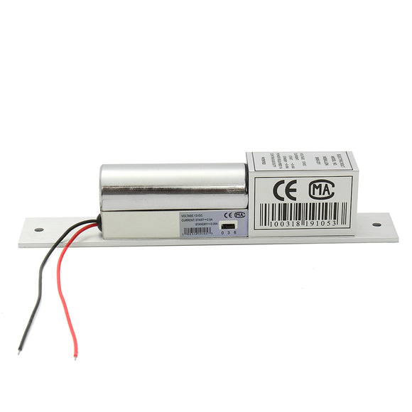 12V Electric Mortise Lock Low Temperature Bolt Lock for Access Control Wood Metal Door