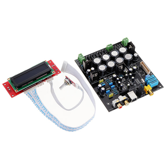 AK4490 + AK4118 + OP AMP NE5532 Decodificador Soft Control DAC Audio Decoder Board D3-003 Without USB Daughter Card