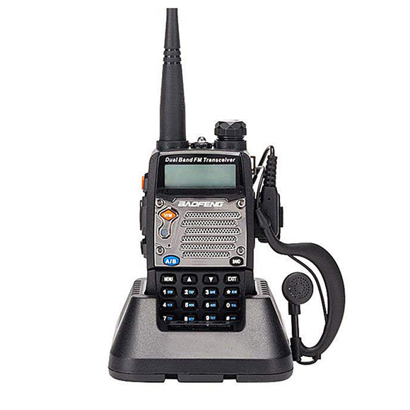 BAOFENG UV-5R 2nd Gen 128 Channels UHF 400-520 MHz Dual Band Two Way Handheld Radio Walkie Talkie