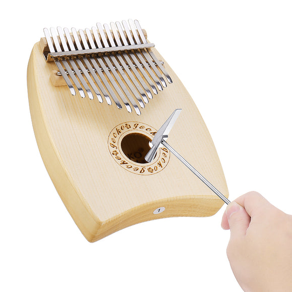 GECKO K15SP 15 keys Kalimba Spruce wood G tone Thumb Piano Finger With Tune Hammer