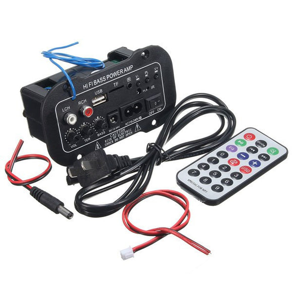 Mono Digital Amplifier Board 220V Car Bluetooth HiFi Bass AMP