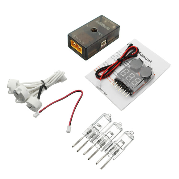 AOKoda CellMeter 8 150W Discharge Module Set with Battery Voltage Tester Buzzer