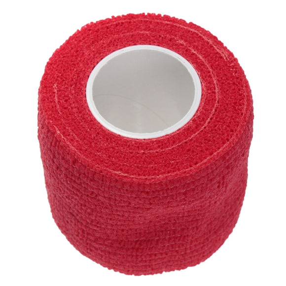 4Pcs Red Non-woven Adhesive Elastic Supporting Finger Arm Bandage Tapes