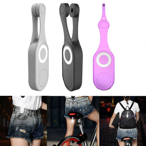 ANTUSI AO Mini Bicycle Tail Light USB Charging Warning Light LED MTB Round Rear Back Safety Lantern