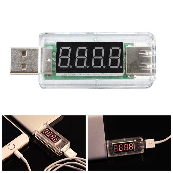 USB Volt Meterr Voltage Tester Volt Detector with LCD Digital Display Car Charger Test