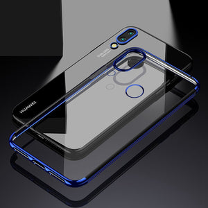 Bakeey Electroplate Transparent Hard PC Back Cover Protective Case for Huawei P20 Lite Nova 3e