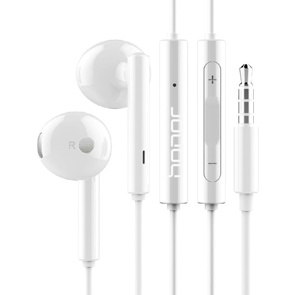 Huawei Honor AM116 Earphone 3.5mm Metal Volume Control Stereo Headphone With Mic for iPhone Huawei
