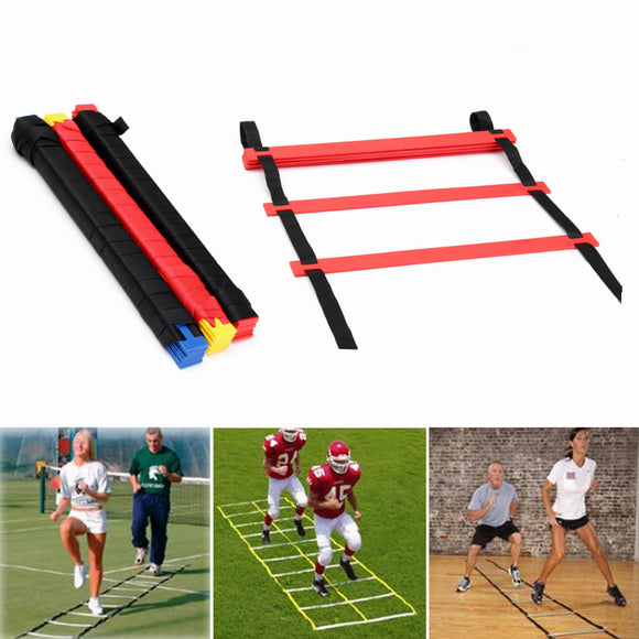 IPRee 20 Rungs Speed Agility Ladder Soccer Sport Ladder Training Carry Bag