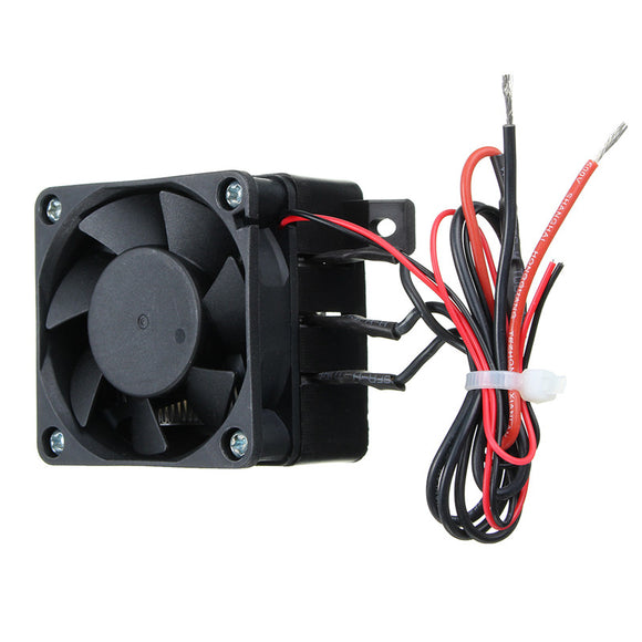 100W 12V 60x60mm DC PTC Fan Heater Constant Temperature Incubator