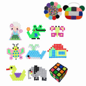 3000pcs Bear Head/Plum DIY Fuse Beads Water Beads Sticky Beads Art Craft Toys Kids