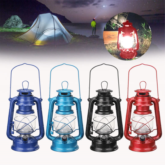 Vintage Style 15 LED Lantern Battery Operated Indoor Outdoor Camping Fishing
