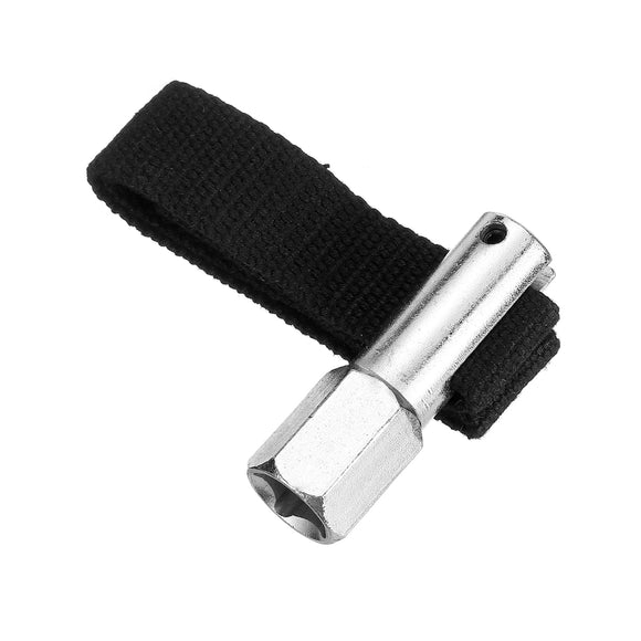 1/2 Inch Square Drive 21mm 120mm Capacity Oil Filter Remover Strap Wrench Tool