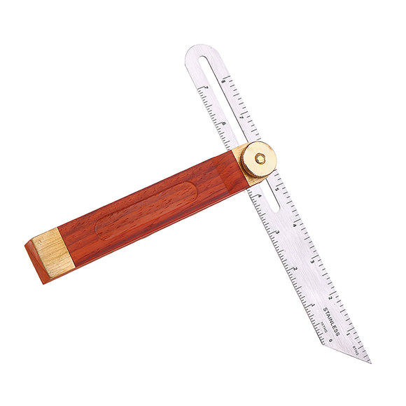 Drillpro 9 Inch Hardwood Adjustable Sliding Bevel Brass Fittings Gauge Angle Finder Woodworking Tool