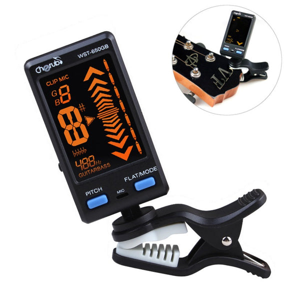 Cherub WST-650GB Protable Clip-on Guitar Bass Tuner