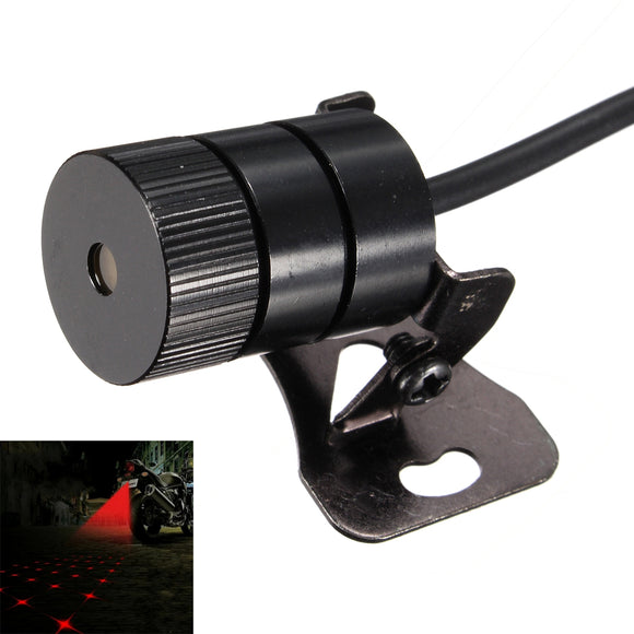 Motorcycle Auto Laser Fog Light Rear Anti-Collision Safety Taillight Warning Lamp