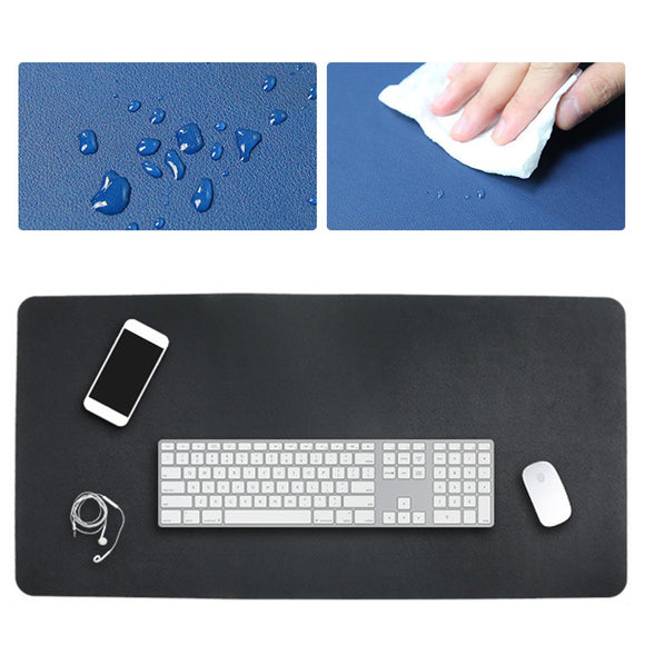120x60cm Both Sides Two Colors PU leather Mouse Pad Mat Large Office Gaming Desk Mat