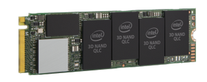 Intel 1Tb/1024Gb 660P series nGff ( M.2 ) 3D2 QLC SSD with NVMe PCIe (Gen3.0) x4 mode
