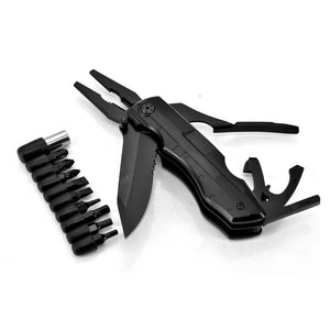MT-6267 195mm 2CR13 Stainless Steel Multifunctional Folding Fishing Pliers Outdoor Screwdriver Tool