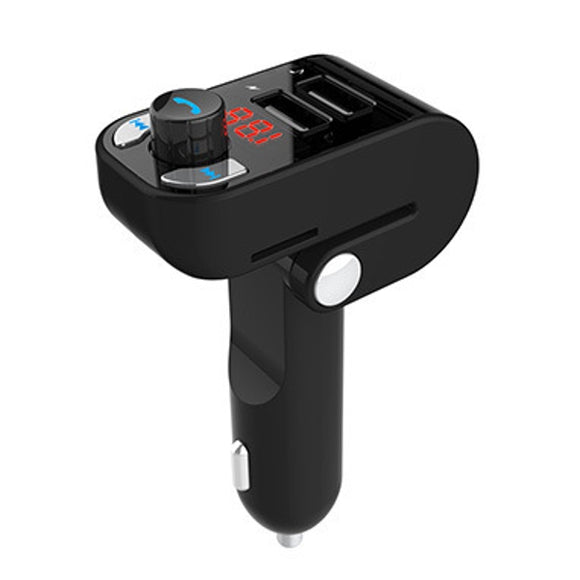 Car bluetooth FM Transmitter MP3 Player With Dual USB Outputs 3.1A And TF Port