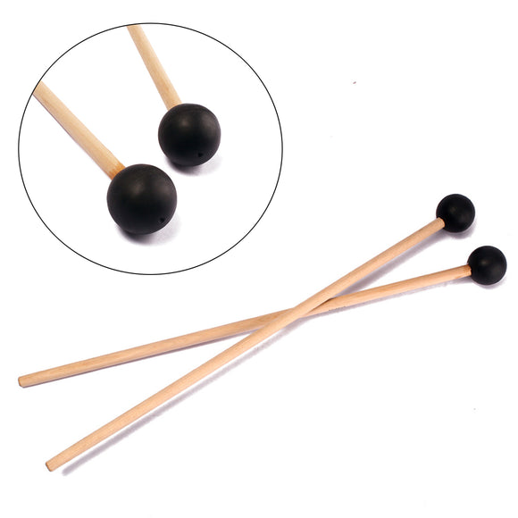 2x Drum Sticks Big Head Drumsticks Maple Wood for Percussion Instruments