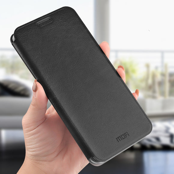 Mofi Shockproof Flip PU Leather Soft TPU Full Cover Protective Case for Xiaomi Pocophone F1
