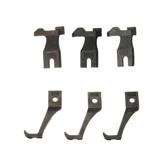 3pcs Toe Zipper Presser Feet for 3111R 3125L 3130L 3140L Sewing Machine Replacement Accessories