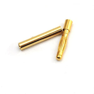 10 Pairs 2mm Gold Bullet Banana Connector Plug For ESC Battery Motor