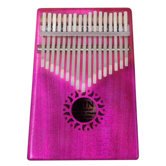 IRIN 17 Keys Mahogany Kalimba Wooden Thumb Piano Finger Percussion