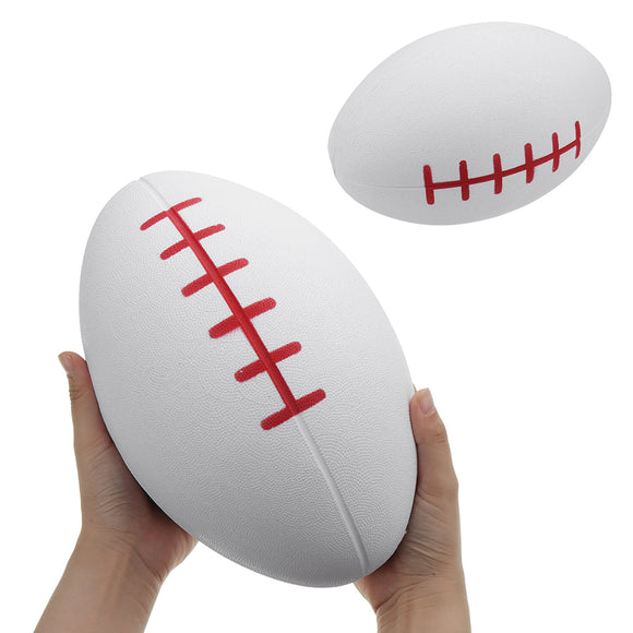Huge Squishy Rugby Football 27.3*17.5cm Giant Kawaii Cute Soft Solw Rising Toy
