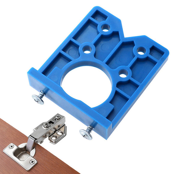 35mm Drilling Door Locator with or without Drill Concealed Hinge Hole Boring Jig Drill Guide Woodworking Tool