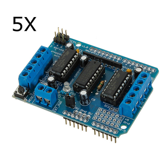 5Pcs Motor Drive Shield L293D For Arduino Duemilanove Mega / UNO