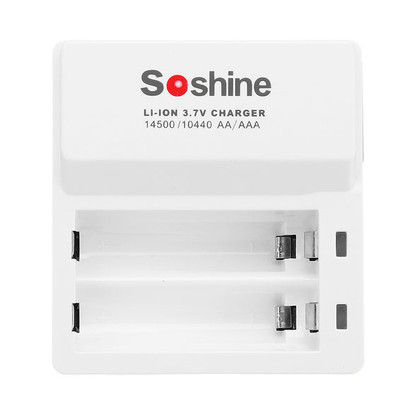 Soshine SC-F7 2 Slot Li-FePO4 14500 10440 3.2V Ni-MH AA AAA 1.2V Rechargeable Battery Charger