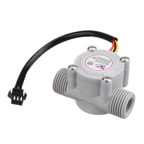 S201B G1/2 Water Heater Water Flow Sensor Flowmeter 1-30L/min Flow Meter