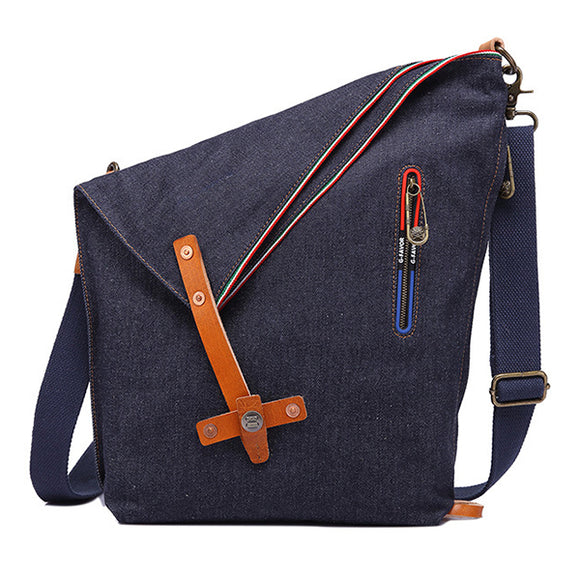 Ekphero Men Women Canvas Casual Fashion Shoulder Crossbody Bag