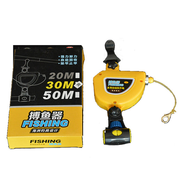 20m 30m Plastic Lost Handle Fishing Rope With Clip For Fishing Rod Fishing Set Tackle
