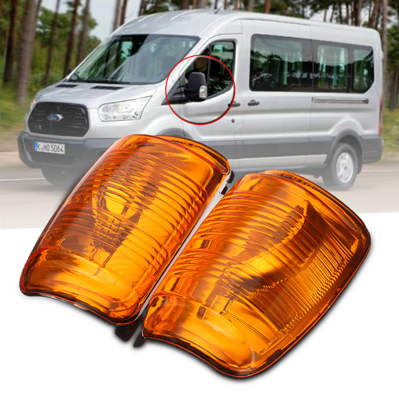 Car Door Wing Mirror Indicator Lamp Turn Signal Lights for Ford Transit MK8 2014 Onwards
