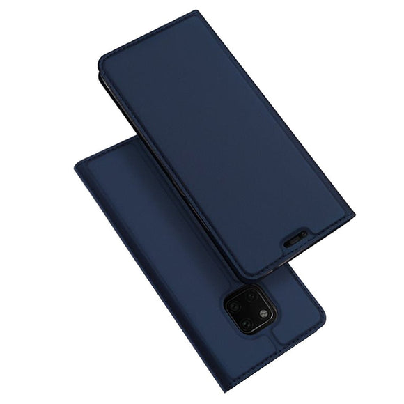 DUX DUCIS Flip Magnetic Adsorption PU Leather Card Slot Full Cover Protective Case for Huawei Mate 20 Pro