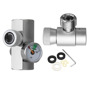 CO2 Tank Cylinder Refill Filling Adapter Connector Homebrew Kit for Metal SodaStream