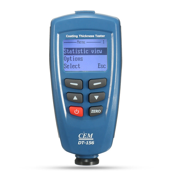 CEM DT-156 Professional Paint Coating Thickness Tester Meter Gauge Digital Kit