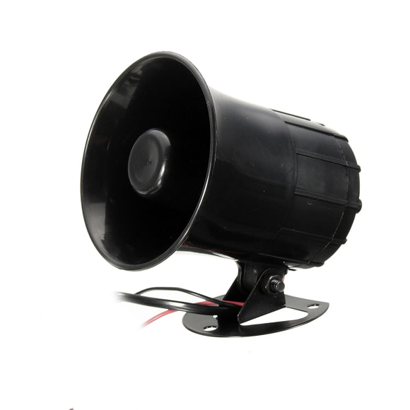 12V 3 Sounds Loud Siren Horn Tone Warning Alarm Amplifier Speaker For Car Motorcycle